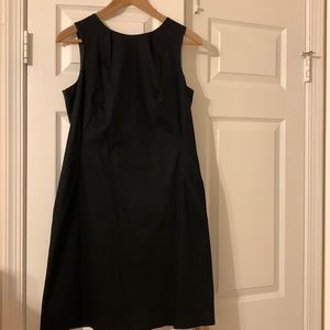 Black A-line dress